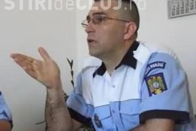 Soferul unui microbuz din Turda cercetat pentru ca l-a batut pe seful Politiei Rutiere Turda