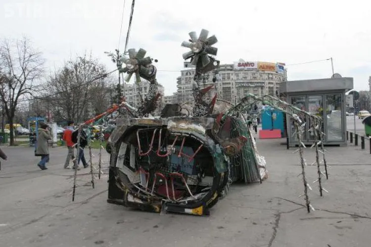 Festivalul de mediu si film ecologic "Planeta Report" incepe astazi cu o expozitie de opere de arta realizate din deseuri