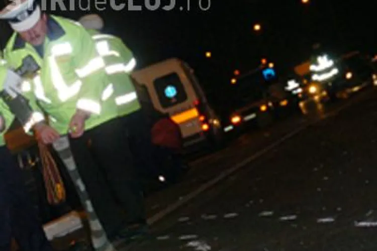 Accident in Huedin. Patru persoane au fost ranite in noaptea de sambata spre duminica