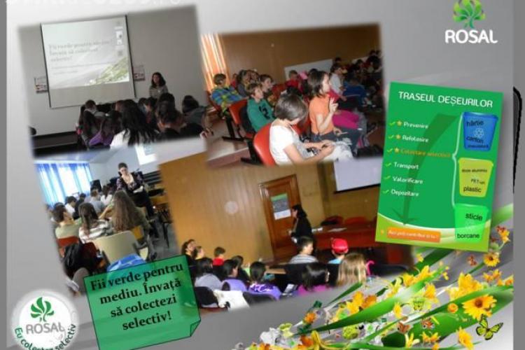 ROSAL a derulat în anul școlar 2011 - 2012 o campanie de informare privind importanţa colectării selective