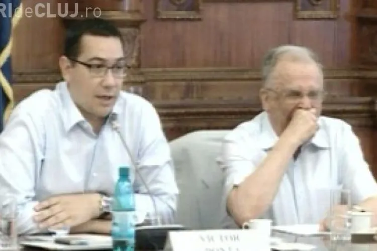 Ion Iliescu a ațipit în timpul discursului lui Ponta
