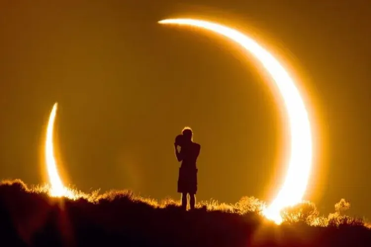 Fotografia care a uimit lumea! Un soare cum nu ai mai văzut