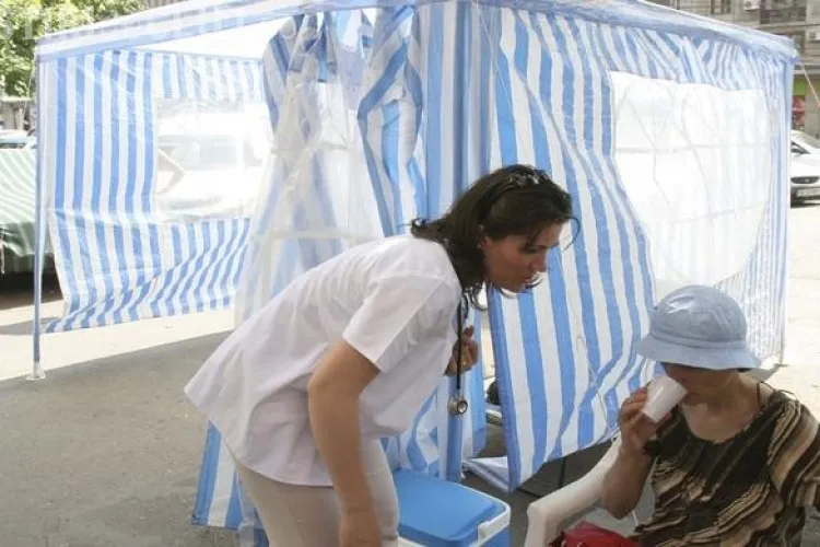 Corturi anti-caniculă la Cluj-Napoca VIDEO