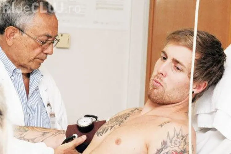 Adam Vass, jucătorul CFR Cluj, are tatuată stema Ungariei pe gât