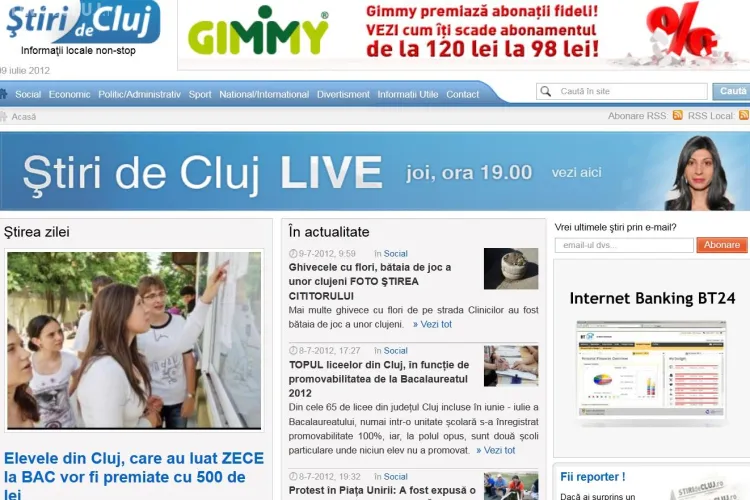 Știri de Cluj, principala sursă de informare a clujenilor și în acest weekend