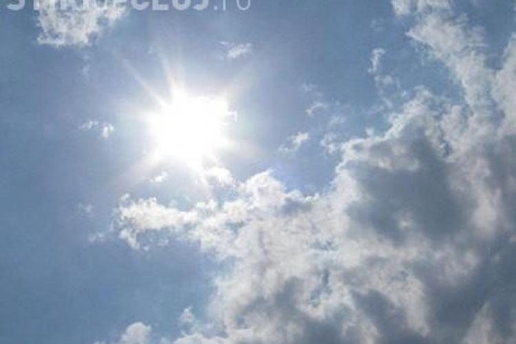 PROGNOZA METEO CLUJ: Vreme călduroasă în următoarele 2 zile la Cluj-Napoca
