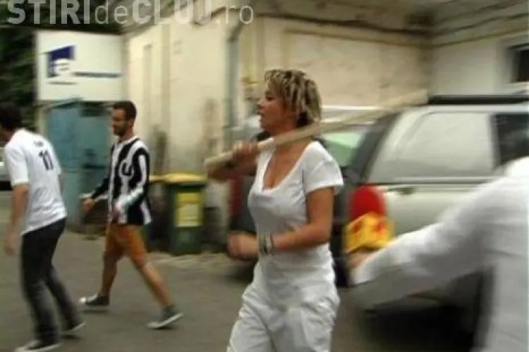 Anamaria Prodan, la un pas să fie bătută de suporterii U Cluj - FOTO