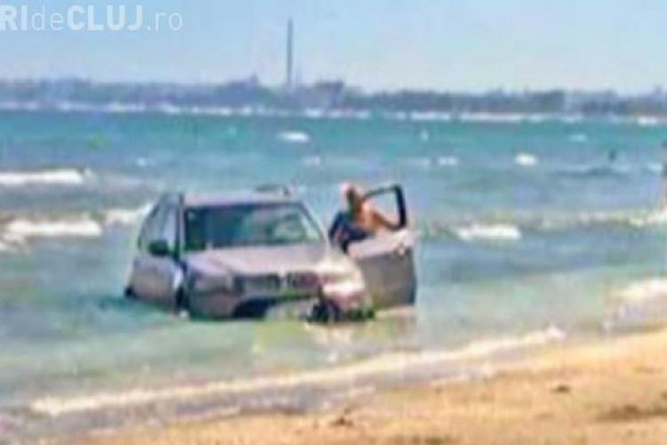Ce a pățit un șofer care s-a dat mare pe plajă cu un BMW X5 FOTO