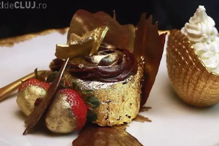 Cea mai scumpă brioşă din lume este poleită cu aur. Vezi cât costă