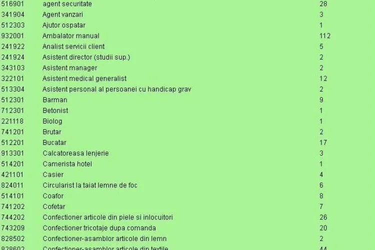 A.J.O.F.M Cluj: 2032 de locuri de muncă vacante pentru clujeni