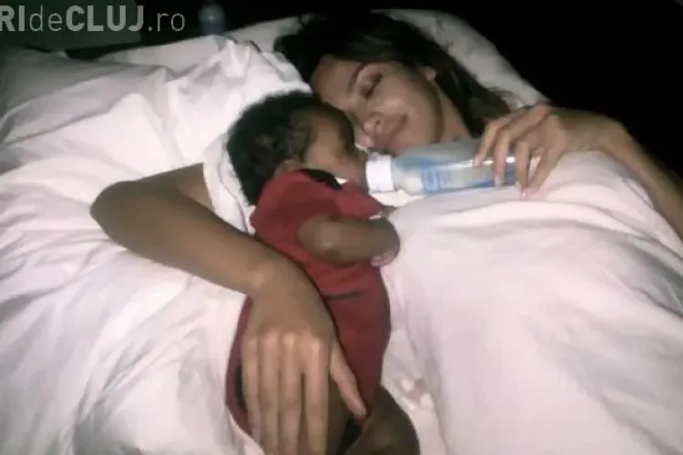 Mădălina Ghenea, în ipostaza de mămică