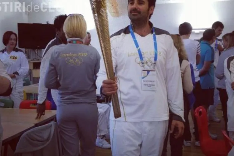Adi Hadean preia azi torța olimpică, lângă Londra