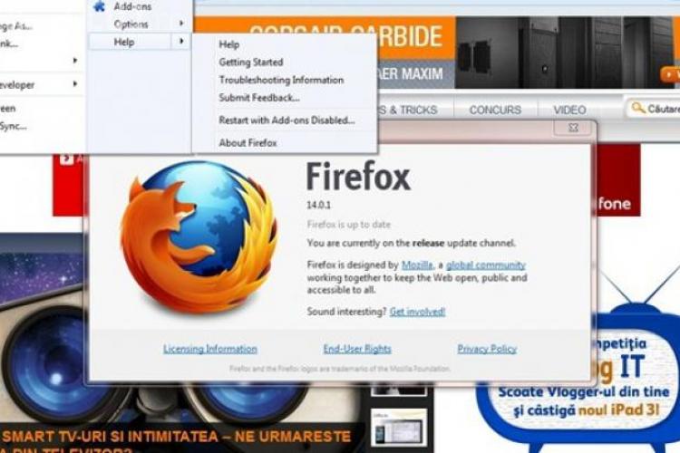 Firefox a lansat o nouă versiune DESCARC-O DE AICI