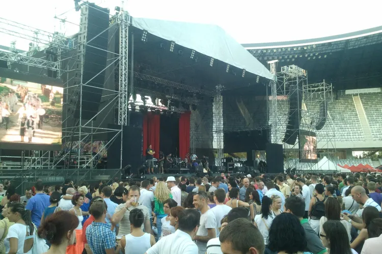 Cum arată Cluj Arena înainte de concertul Roxette FOTO