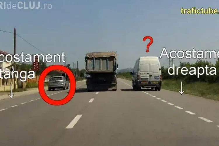 LECȚIE de inconștiență! Așa NU se face o depășire VIDEO