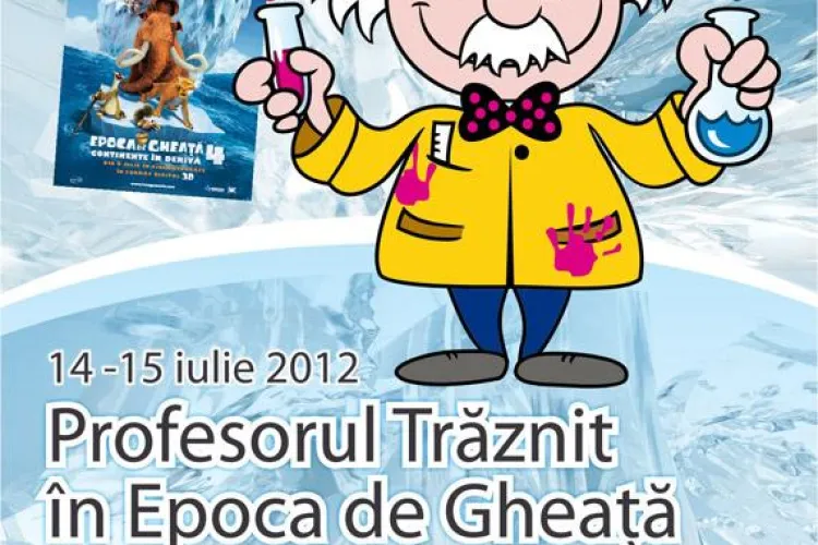 Cei mici, aşteptaţi la atelierul de creaţie "Profesorul Trăznit în Epoca de Gheaţă, la Polus 