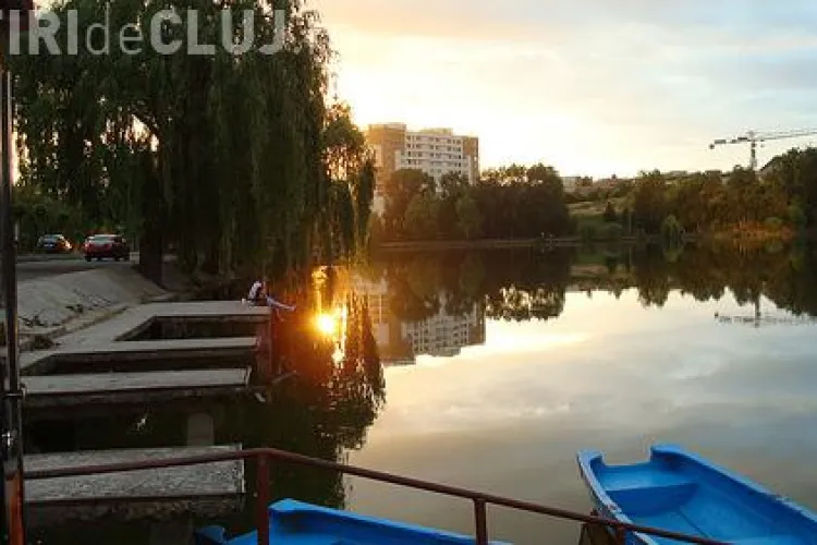 Un Porsche Cayenne a zburat în lacul din Gheorgheni