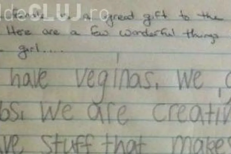 Scrisoarea unei fetiţe de 8 ani care a devenit un viral pe internet 