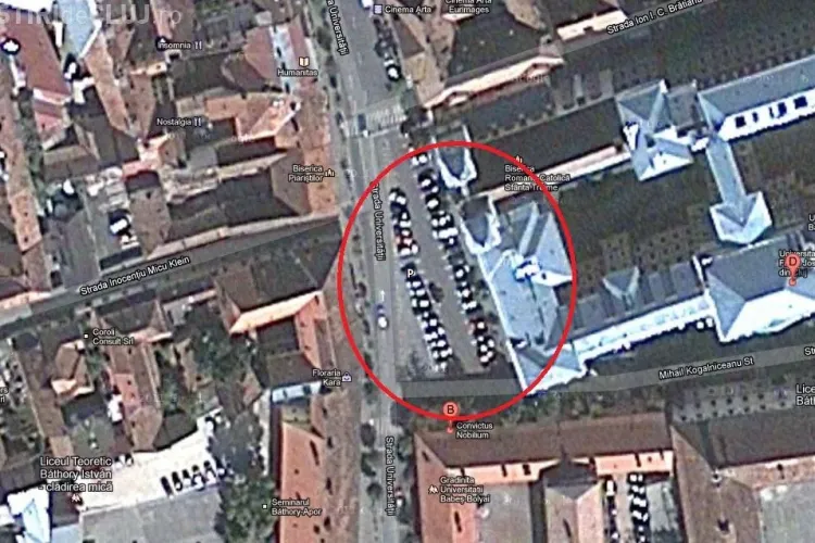 Parking subteran pe strada Universității colț cu strada Kogălniceanu VIDEO