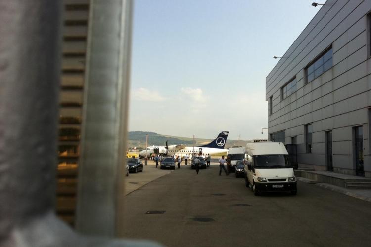 Traian Băsescu a ajuns la Cluj-Napoca la ora 9.00 FOTO