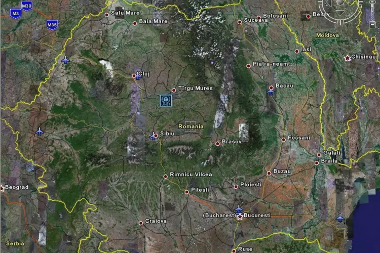 Romȃnia turistică pe Google Maps