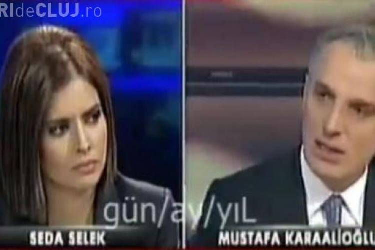 O prezentatoare din Turcia a leșinat în direct VIDEO
