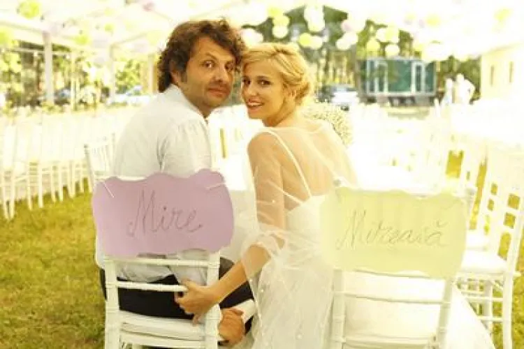Dana Rogoz s-a căsătorit cu Radu Dragomir FOTO