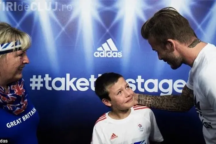De ce l-a făcut Beckham pe un copil să plângă FOTO