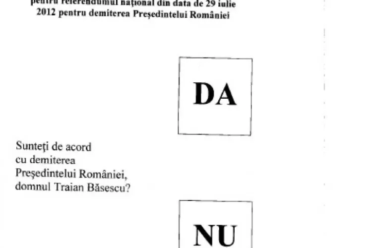 La referendum cei care vor vota pe liste suplimentare nu vor fi trecuți separat
