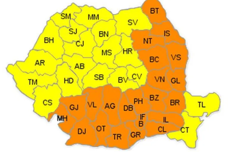 COD GALBEN DE CANICULĂ la Cluj! Temperaturile vor ajunge la 36 de grade la umbră