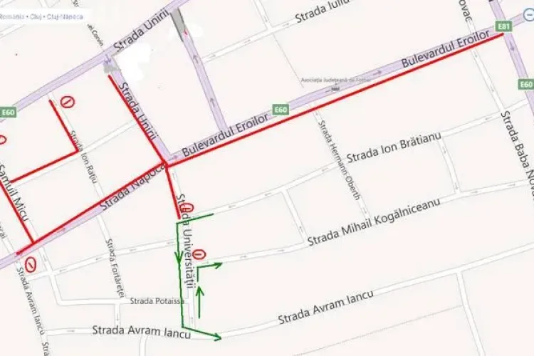 Se închide traficul în Centrul Clujului. Ce manifestări vor avea loc în Piața Unirii