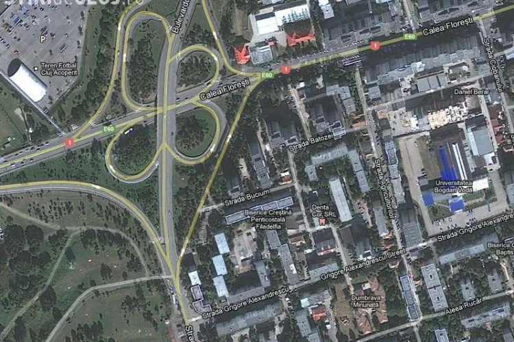 Blocul de 25 de etaje de pe Calea Florești i-a scos pe oameni în stradă