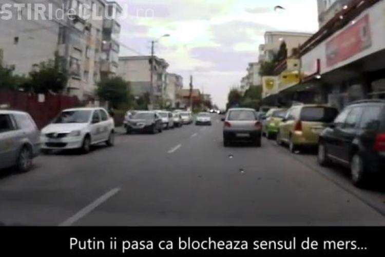 Așa staționează ȚĂRANII în Cluj-Napoca! VIDEO