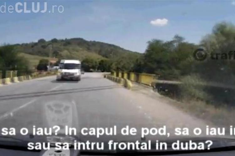 Traficul spre Sălaj, un adevărat pericol! Un șofer a filmat trei scene care se puteau termina cu accidente VIDEO