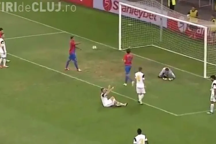 Steaua - U Cluj 5-1 REZUMAT VIDEO. Clujenii pierd al doilea meci la scor