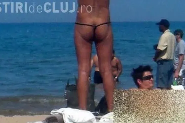 Şi bărbaţii poartă tanga la mare FOTO