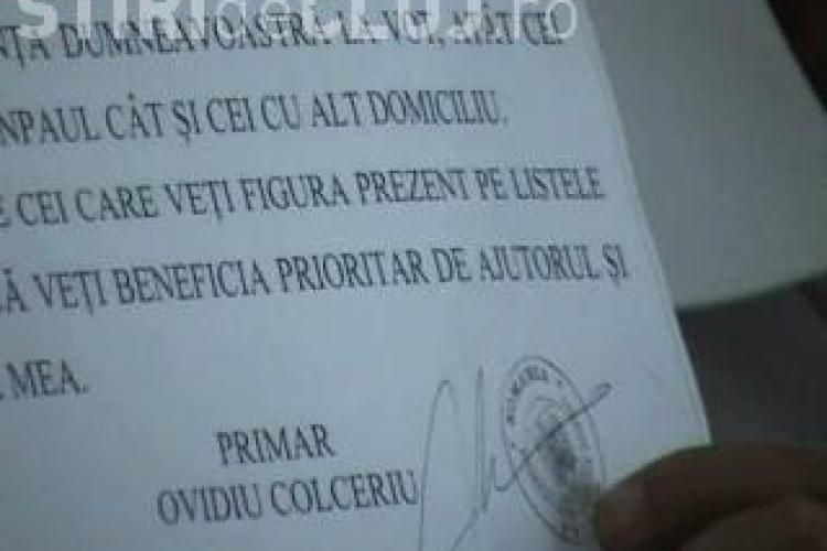 Primarul din comuna Sânpaul oferă mită pentru alegători doar pentru a merge la vot. PDL Cluj a sesizat BEJ şi Parchetul VIDEO