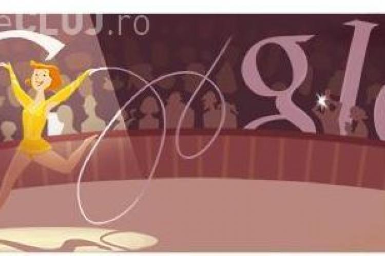 Google promovează gimnastica ritmică, printr-un nou logo dedicat Jocurilor Olimpice