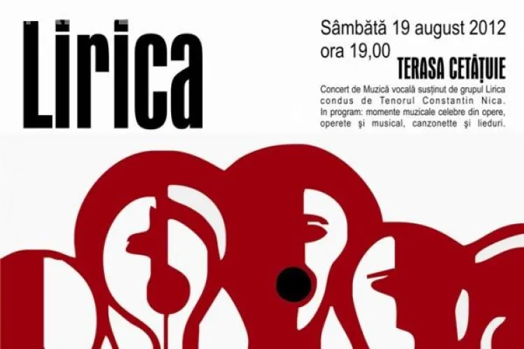 Concert al grupului Lirica în localul La Gazette, pe Dealul Cetățuia