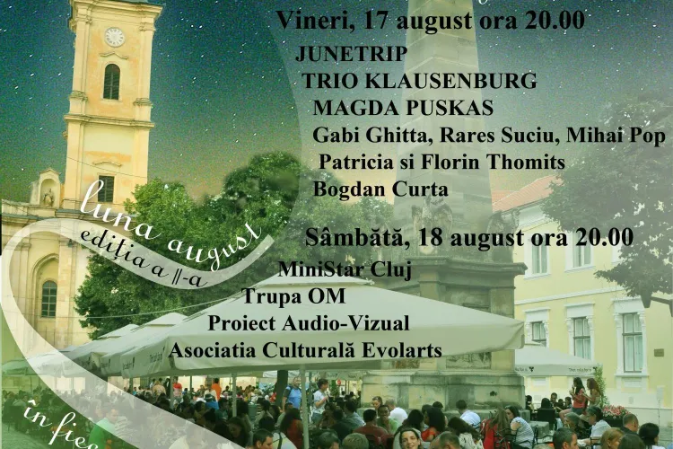 Seri de vară clujene în acest week-end, la Cluj-Napoca