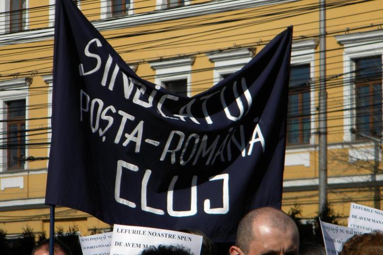 Poştaşii clujeni PROTESTEAZĂ vineri la Cluj-Napoca