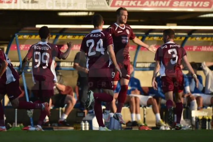 CFR Cluj le-a dat lecţii jucătorilor de la Slovan Liberec. Scor 2-1! Echipa s-a calificat în play-off