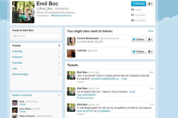 Emil Boc și-a făcut cont de Twitter! VEZI ce a scris până acum