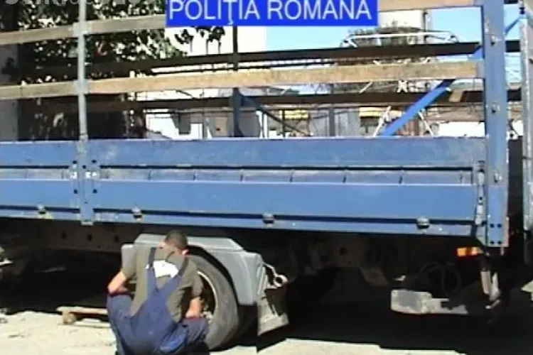 Un bărbat din Cluj a FURAT un CAMION - VIDEO