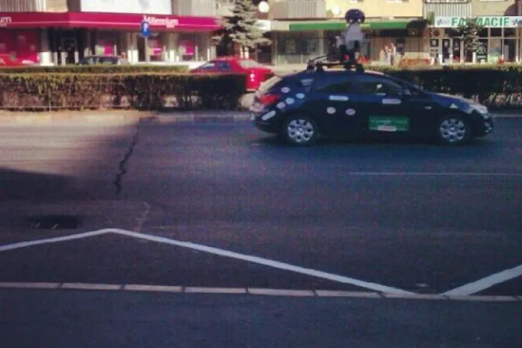 Mașina Google Street View a fost fotografiată în Mărăști