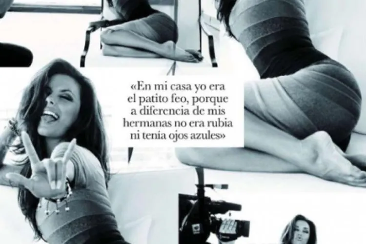 Eva Longoria a pozat provocator pentru Elle Spania - Galerie FOTO