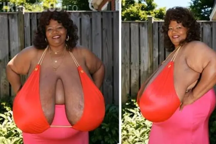 Femeia cu cei mai mari sâni naturali din lume! VIDEO