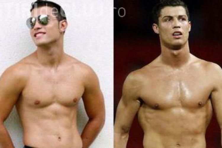 Sosia lui Cristiană Ronaldo seamănă aproape perfect cu originalul FOTO