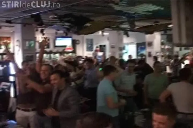 Cum s-au bucurat suporterii CFR Cluj la golurile lui Bastos VIDEO