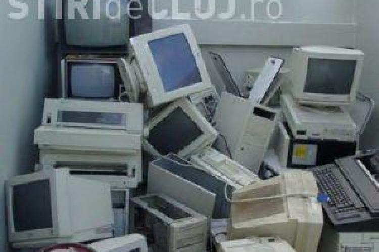 Colectare de deșeuri electronice la Turda